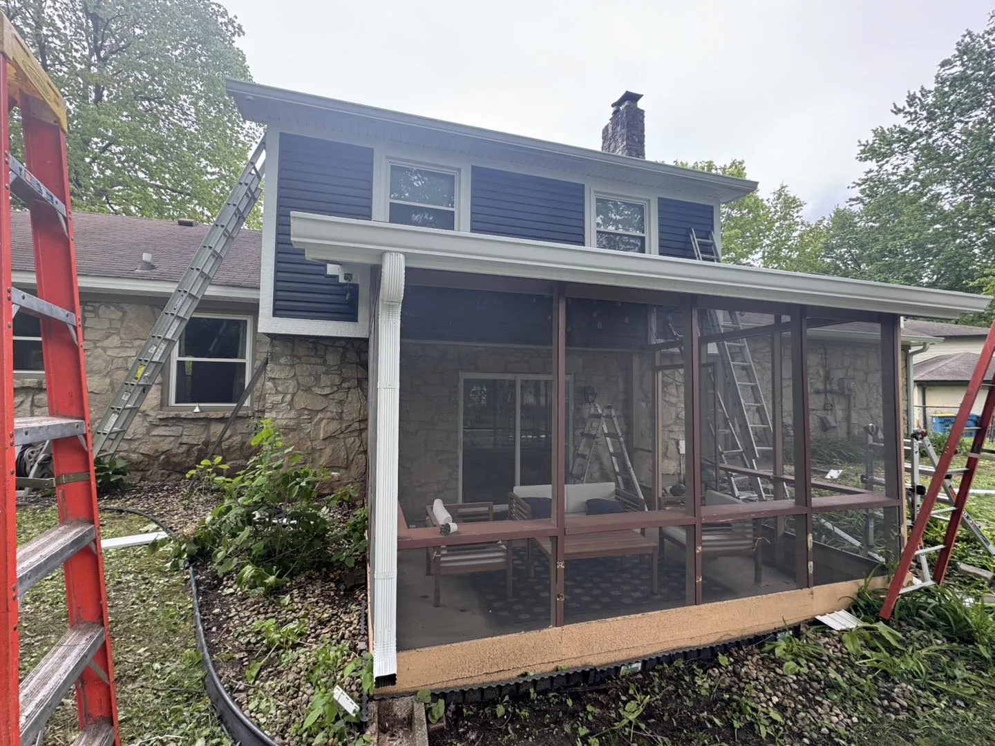 Backyard Utility Run by Bryant's Seamless Guttering