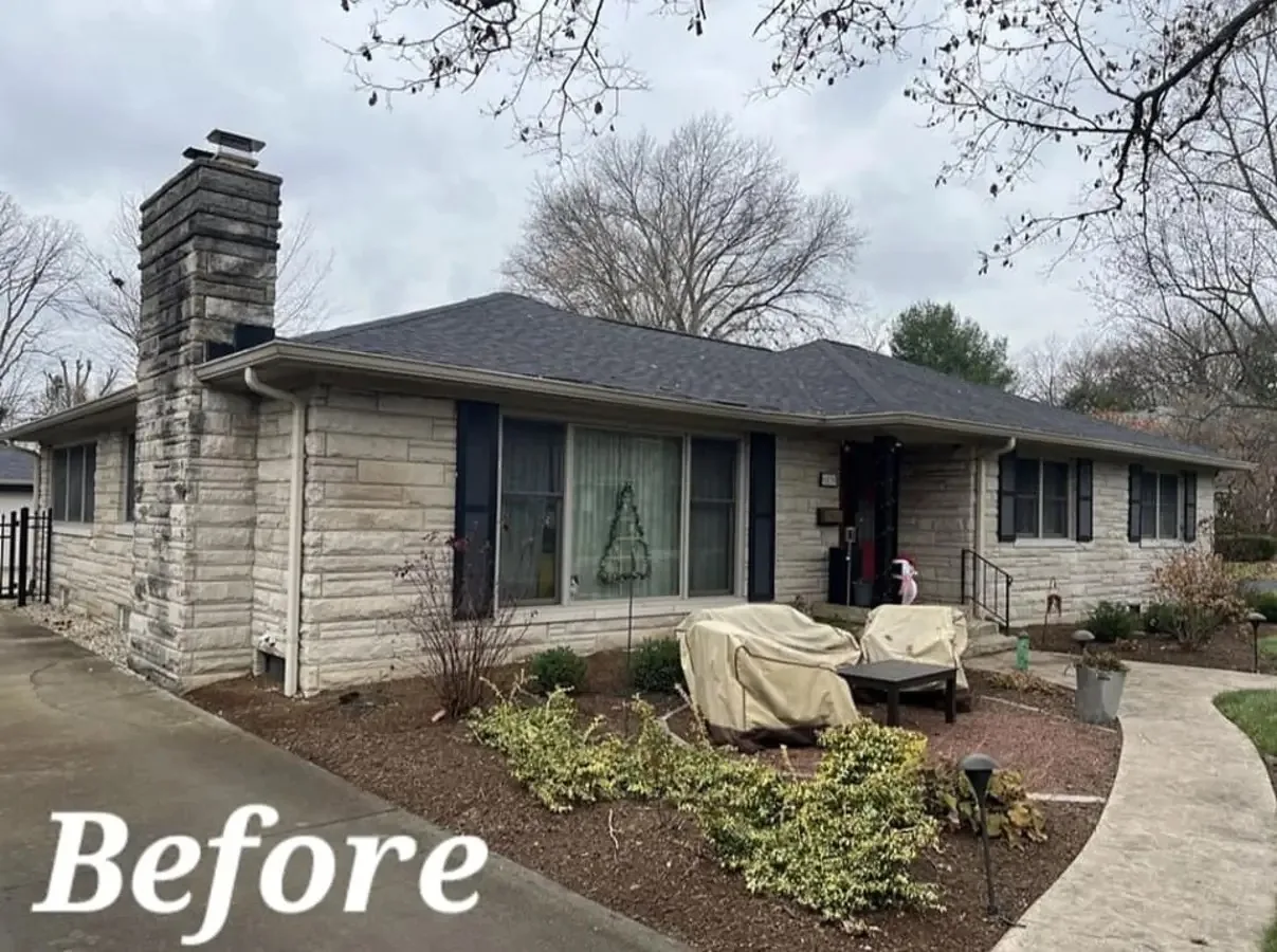 Finished gutter or roof-edge detail for Geist-area homeowners