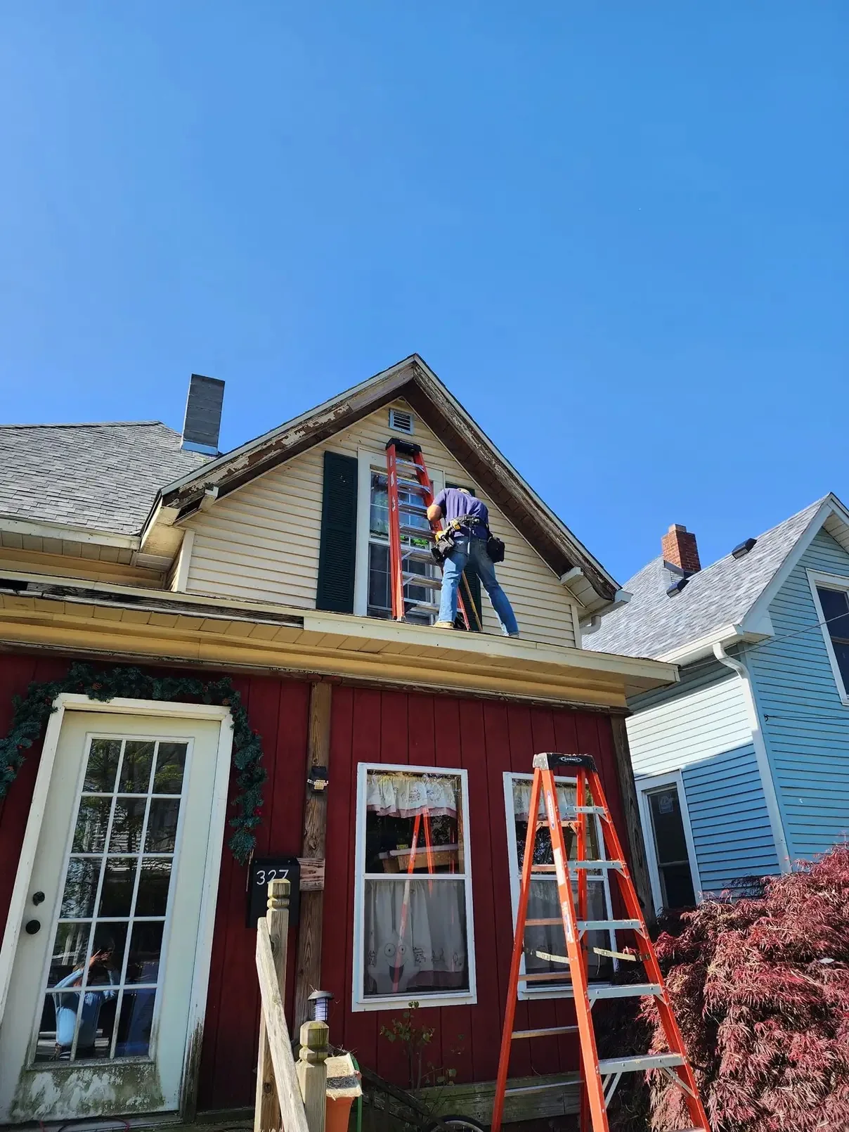 Finished gutter or roof-edge detail for Brownsburg-area homeowners